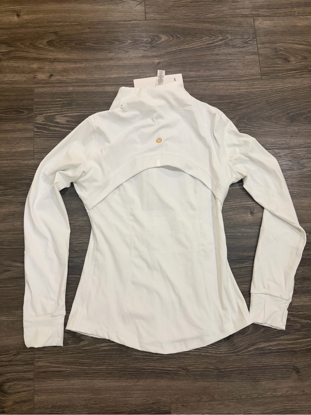 lululemon athletica Women's White Zip-Up Define Jacket & Pants Set Gold Nulu - Picture 6 of 10